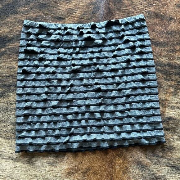 Max Studio Y2K Ruffle Tiered Mini Skirt - Picture 1 of 6